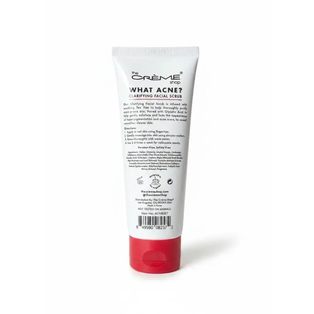 The Crème Shop What Acne? Clarifying Facial Scrub 5.07 oz